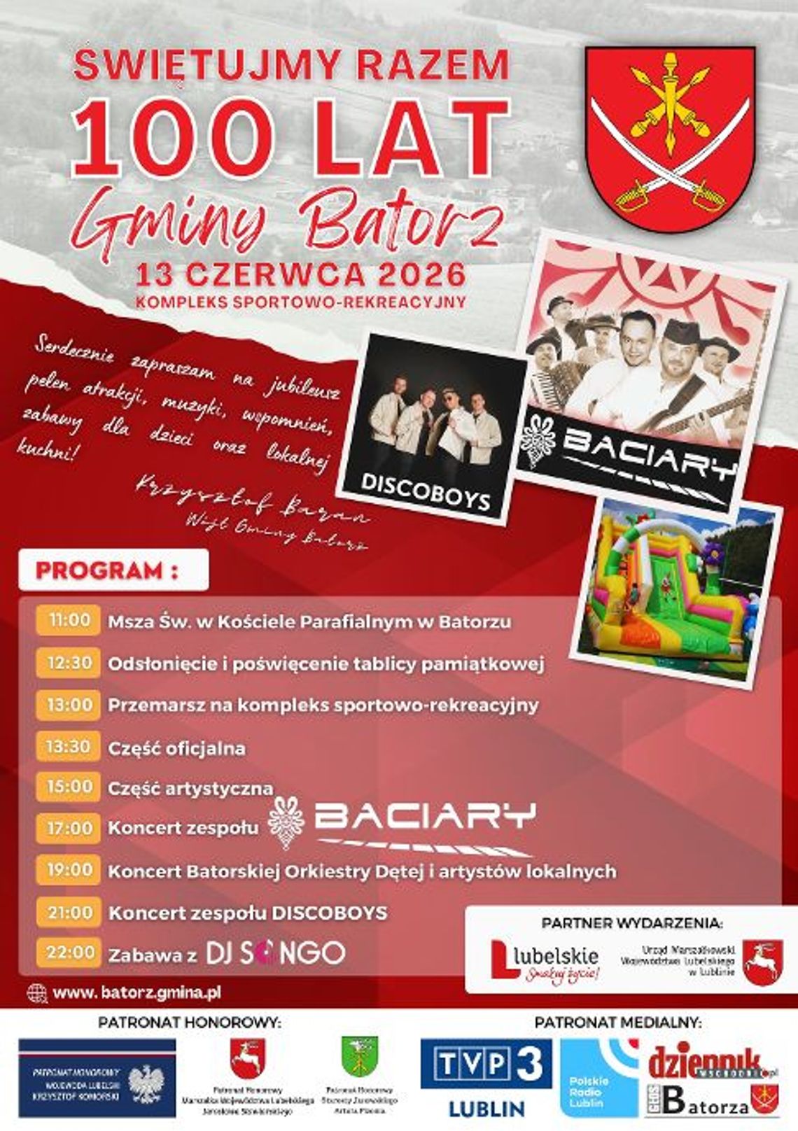 Jubileusz 100-lecia Gminy Batorz