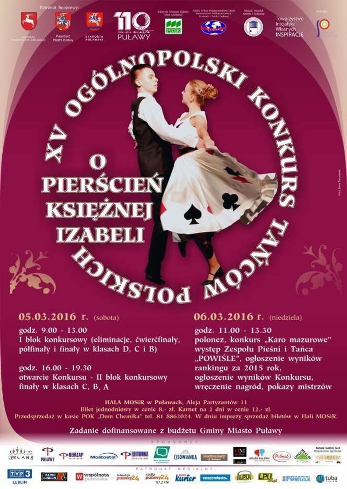 Jubileuszowy Konkurs Tańców Polskich "O Pierścień Księżnej Izabeli"