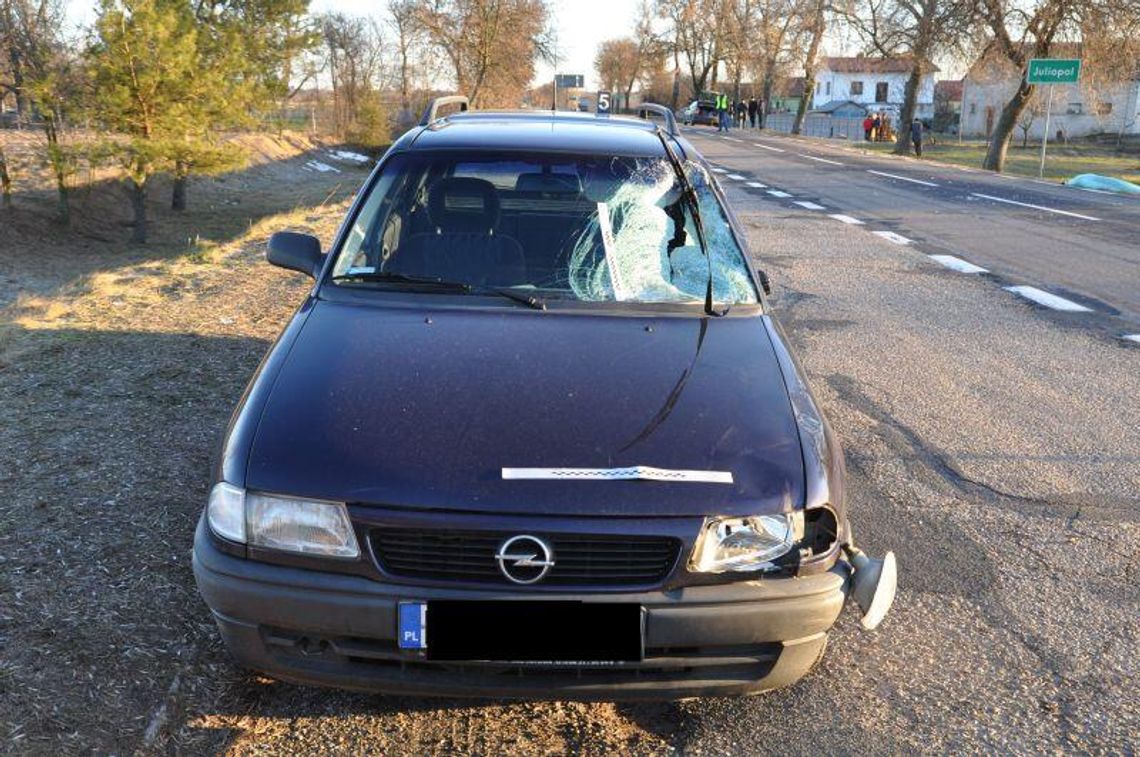 Juliopol: Zginęła 78-latka uderzona przez opla