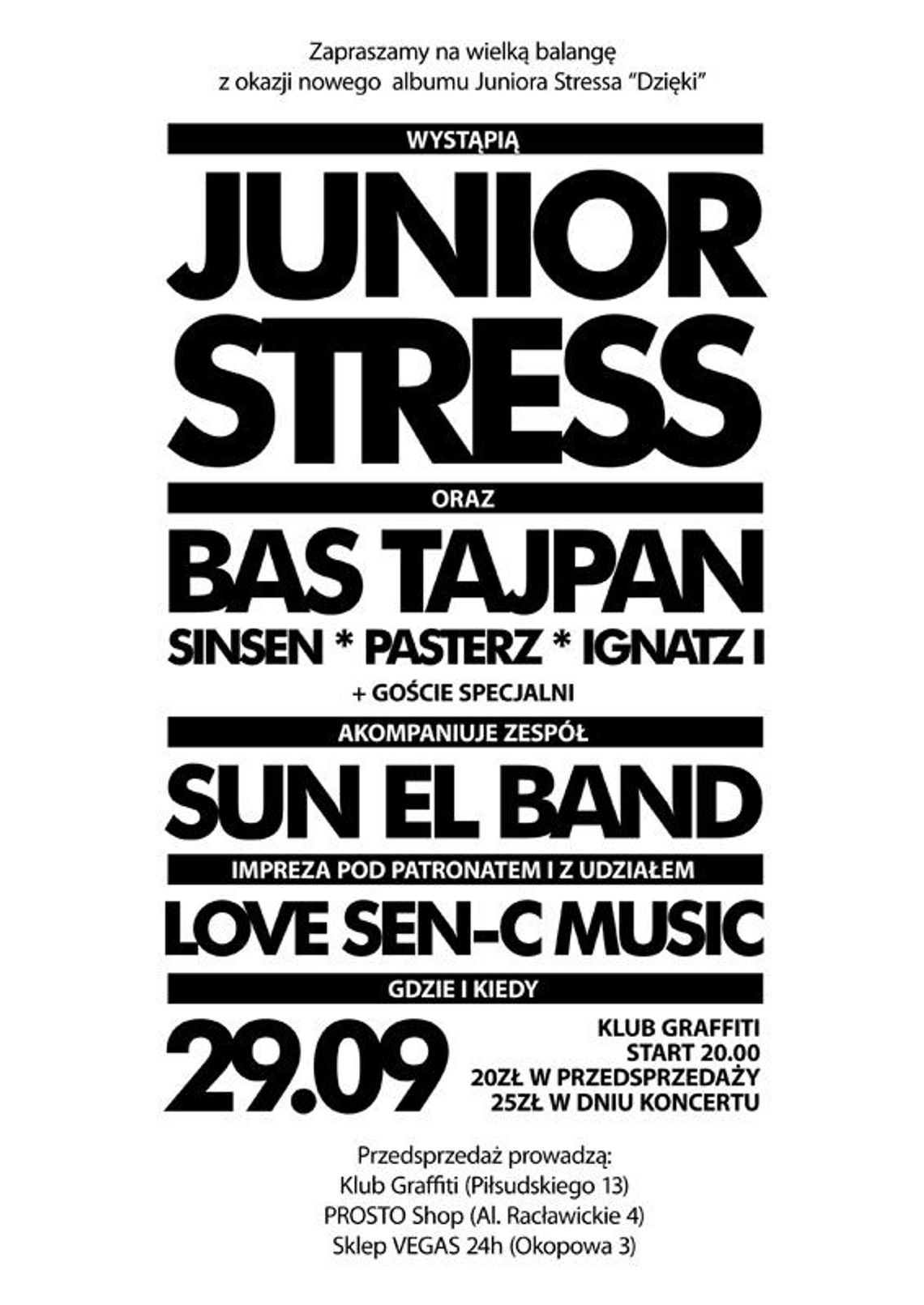 Junior Stress - koncert w Graffiti