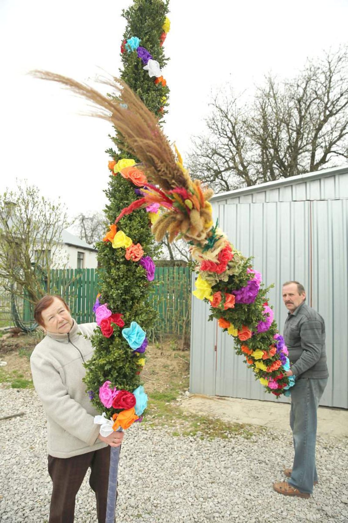 Jutro niedziela palmowa. Bukszpanowe palmy z Dysa