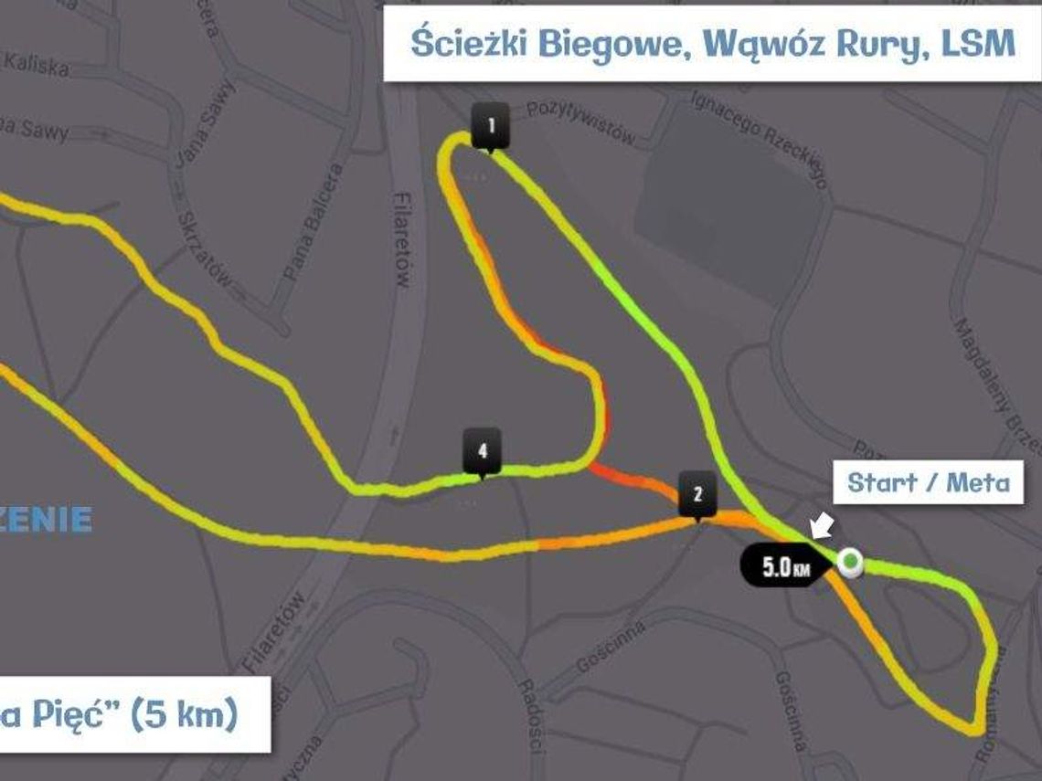 Jutro o godz. 12 w Wąwozie Rury w dzielnicy LSM odbędzie się druga edycja biegu "Chęć na Pięć Jutro o godz. 12 w Wąwozie Rury w dzielnicy LSM odbędzie się druga edycja biegu "Chęć na Pięć