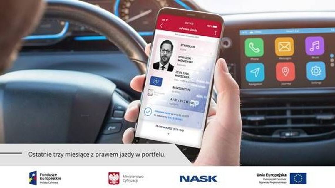 Już nie trzeba będzie nosić ze sobą prawa jazdy. Wystarczy aplikacja w telefonie