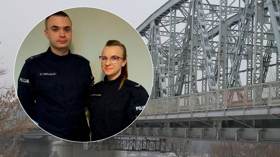 Już przekraczał barierkę mostu, kiedy obok zatrzymał się samochód