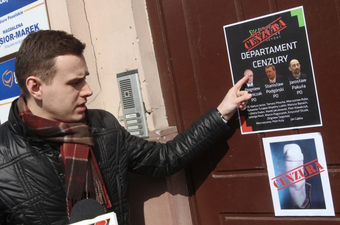 Kabaciński: Departament cenzury w lubelskiej PO (wideo) Kabaciński: Departament cenzury w lubelskiej PO (wideo)