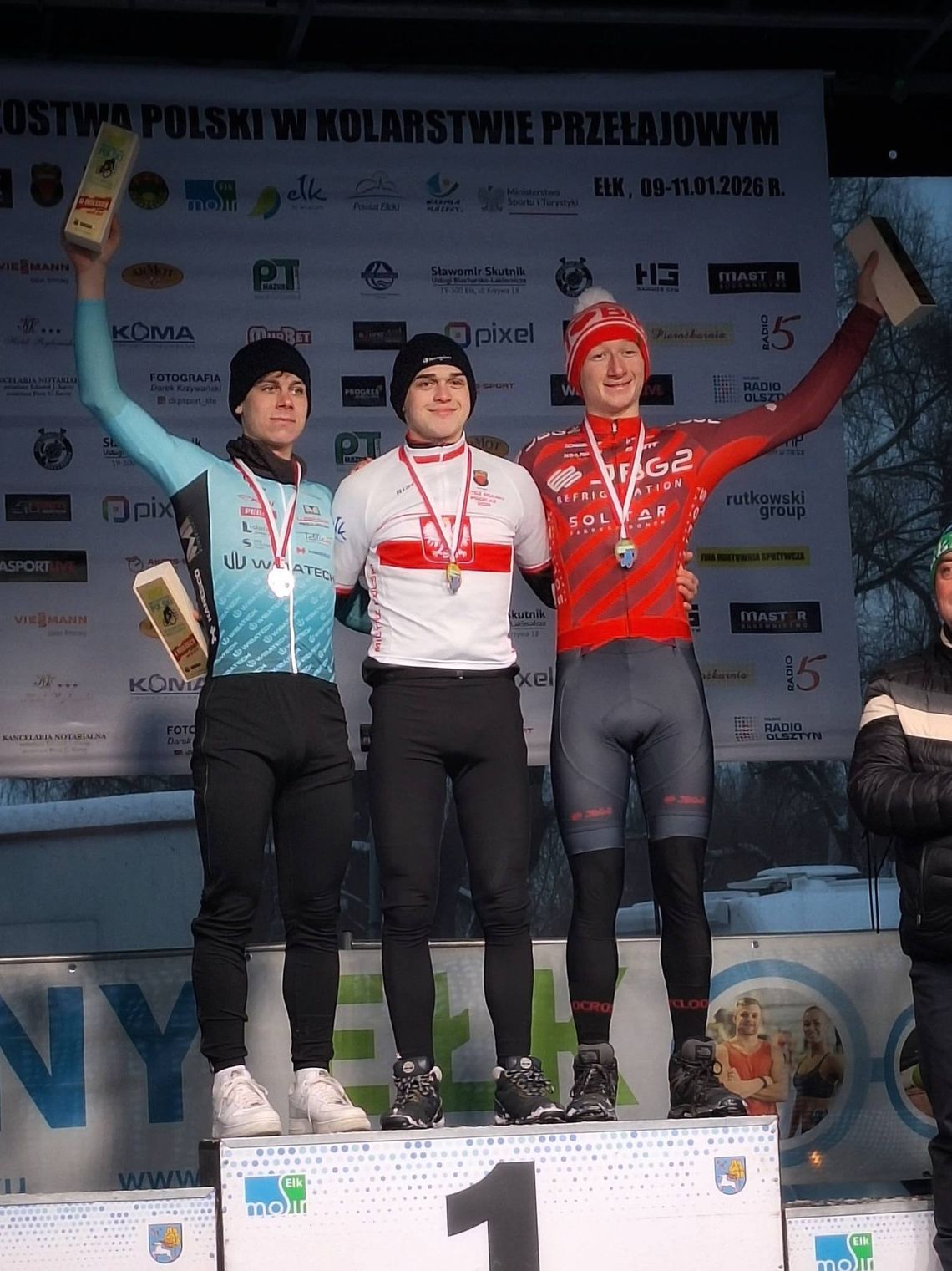 Kacper Doppke został wicemistrzem Polski orlików w kolarstwie przełajowym