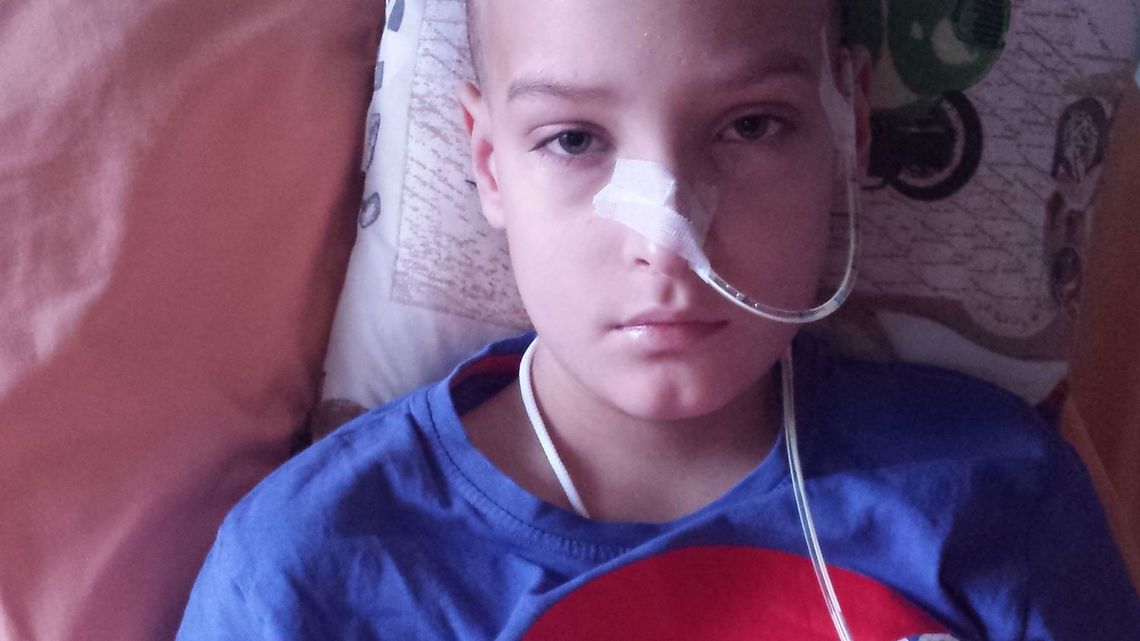 Kacper ze szkoły trafił do szpitala. "Z pierwszego leczenia pamiętam najmniej, a było najłagodniejsze"