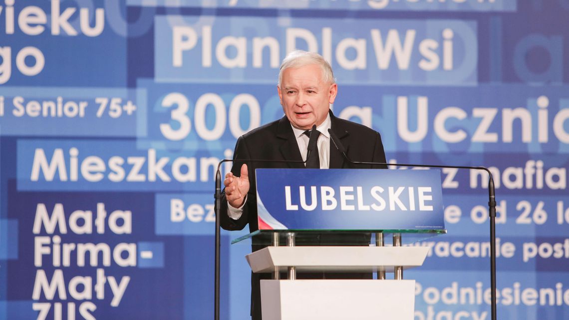 Kaczyński na konwencji w Lublinie przyznał się do „grzechu”. Tułajew obiecał budowę tunelu