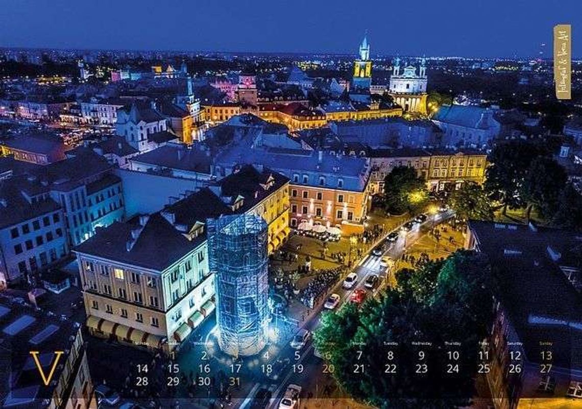 Kalendarz Bene Meritus Terrae Lublinensi 2018. Z lotu ptaka [ZDJĘCIA]
