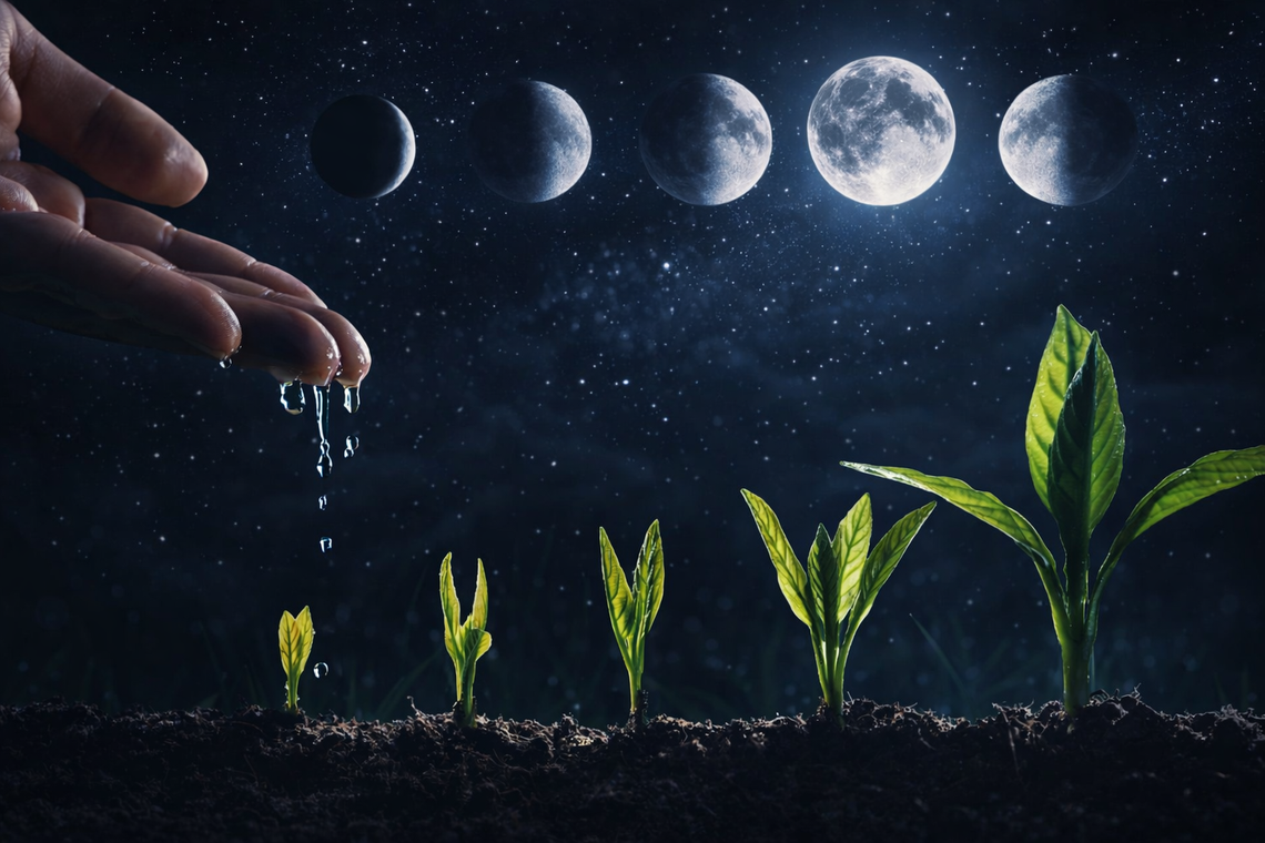 FAZY KSIĘŻYCA A ROŚLINY