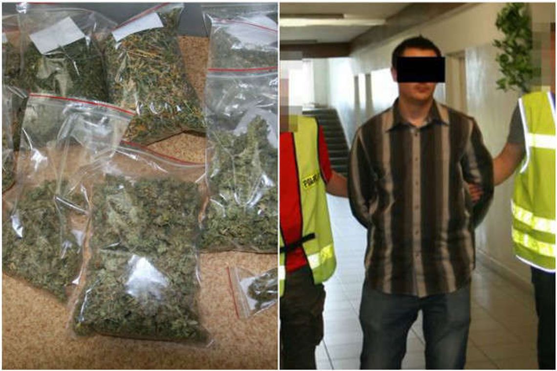 Kalinowszczyzna: 30-latek miał w mieszkaniu spore ilości marihuany