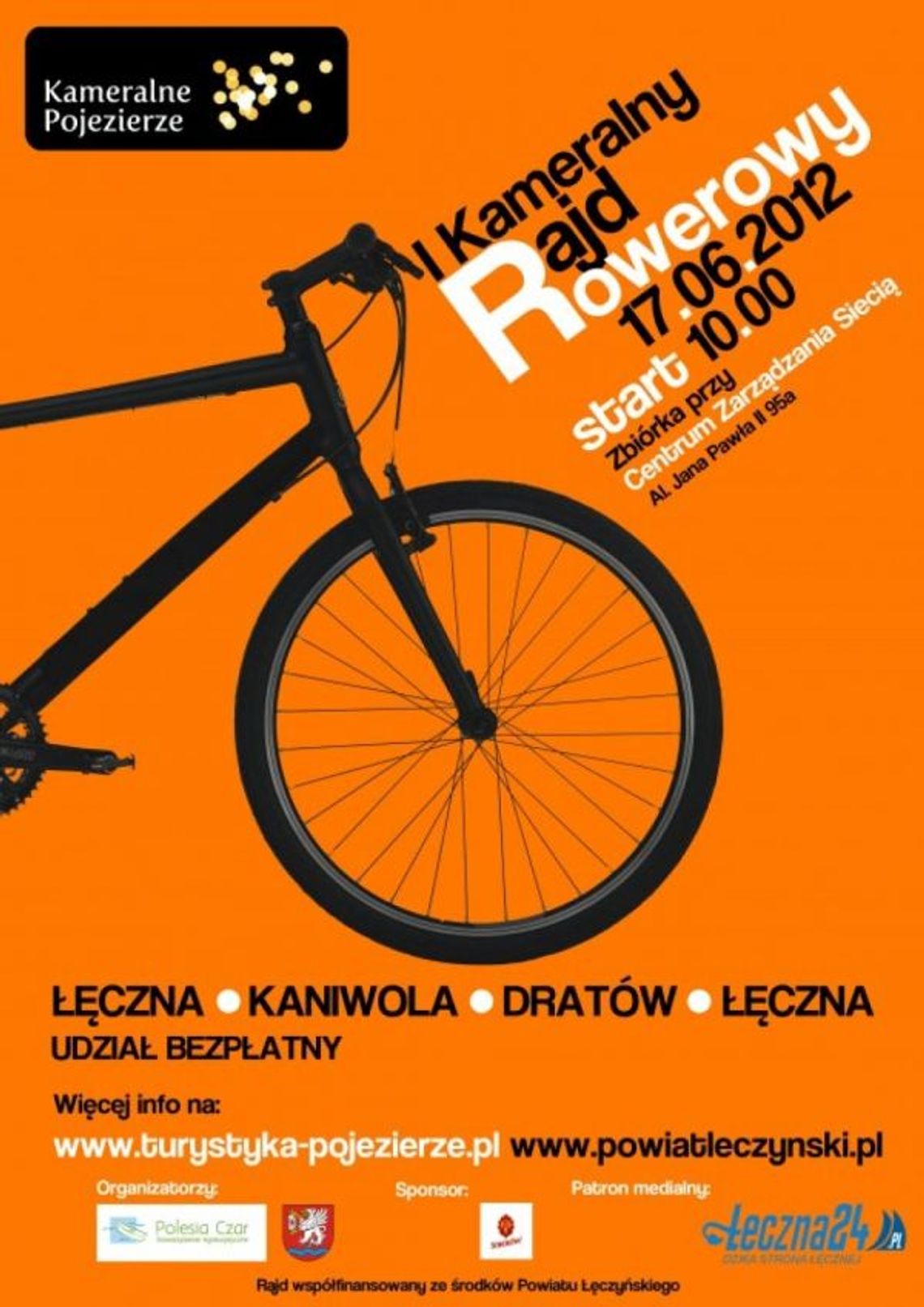 Kameralny Rajd Rowerowy w Łęcznej