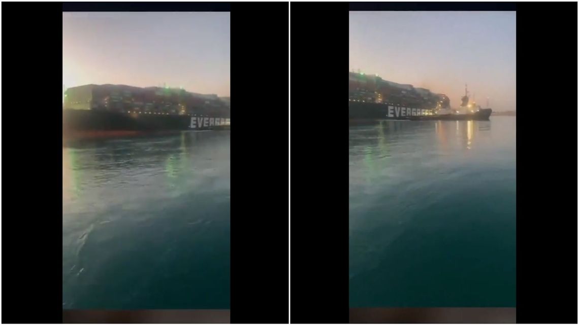 Kanał Sueski w końcu odblokowany. Kontenerowiec ściągnięty z mielizny Kanał Sueski w końcu odblokowany. Kontenerowiec ściągnięty z mielizny