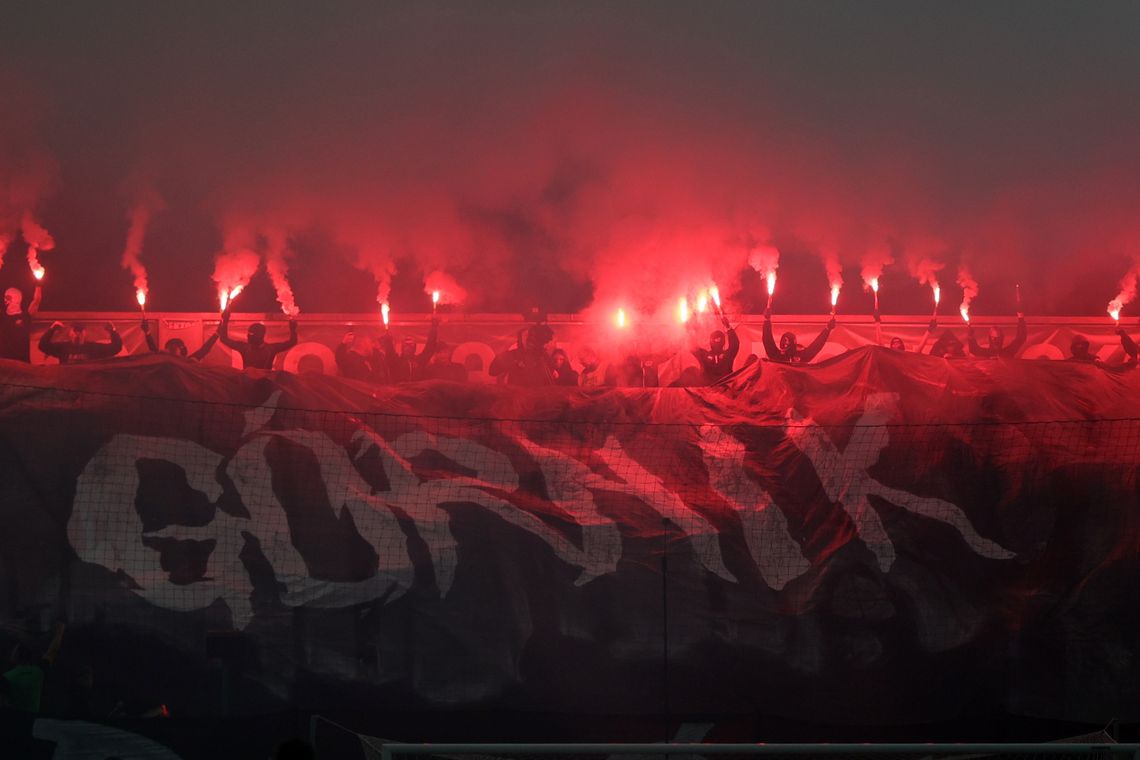 Kapitalna atmosfera na trybunach podczas meczu Górnika Łęczna ze Śląskiem Wrocław
