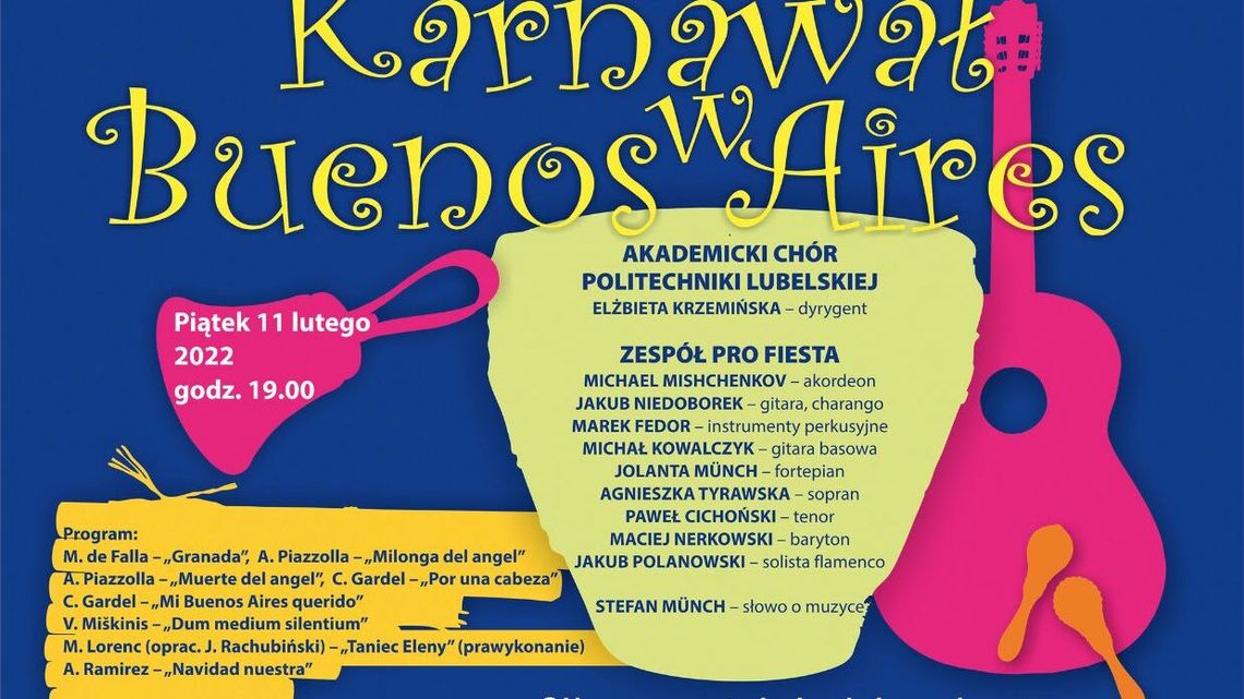 Karnawał w Buenos Aires - koncert w Filharmonii Karnawał w Buenos Aires - koncert w Filharmonii