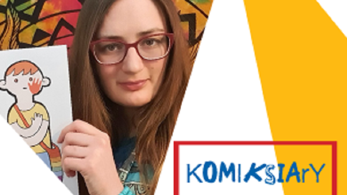 Karolina Plewińska w cyklu "Komiksiary"
