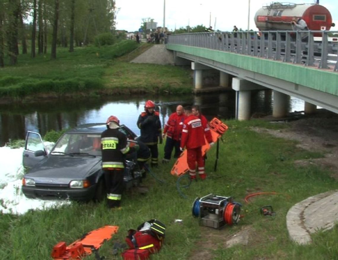 Katastrofa ekologiczna przy moście: To tylko ćwiczenia