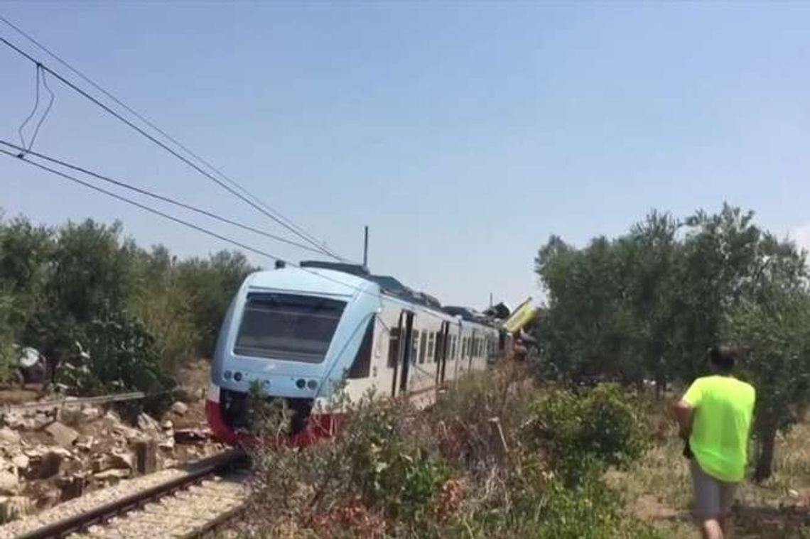 Katastrofa kolejowa we Włoszech. Zderzyły się dwa pociągi