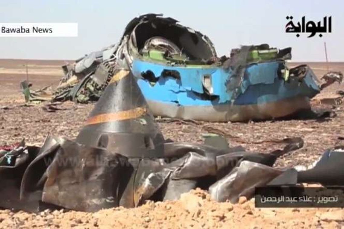 Katastrofa rosyjskiego airbusa na półwyspie Synaj. Zdjęcia z miejsca wypadku