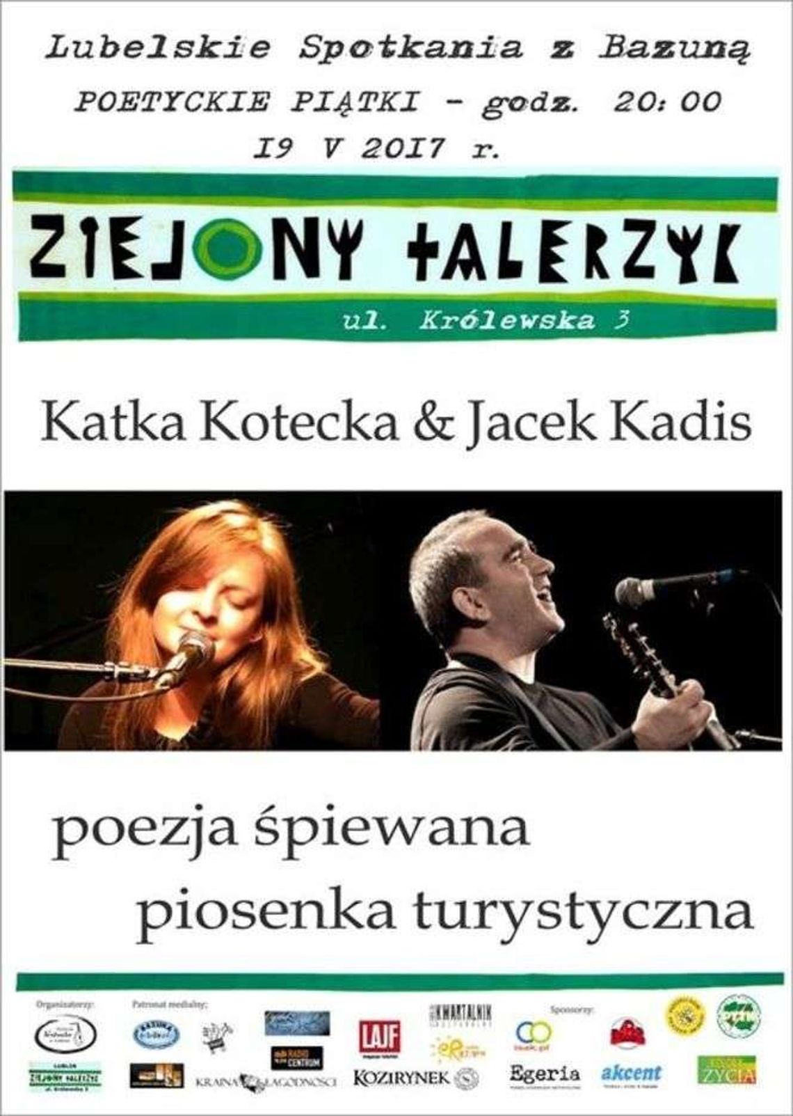 Katka Kotecka i Jacek Kadis w Zielonym Talerzyku