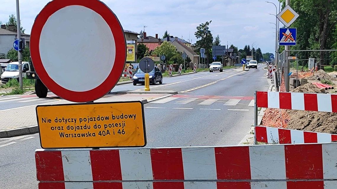 Kawałek ważnej ulicy zamknięty. Powstaje tu rondo 