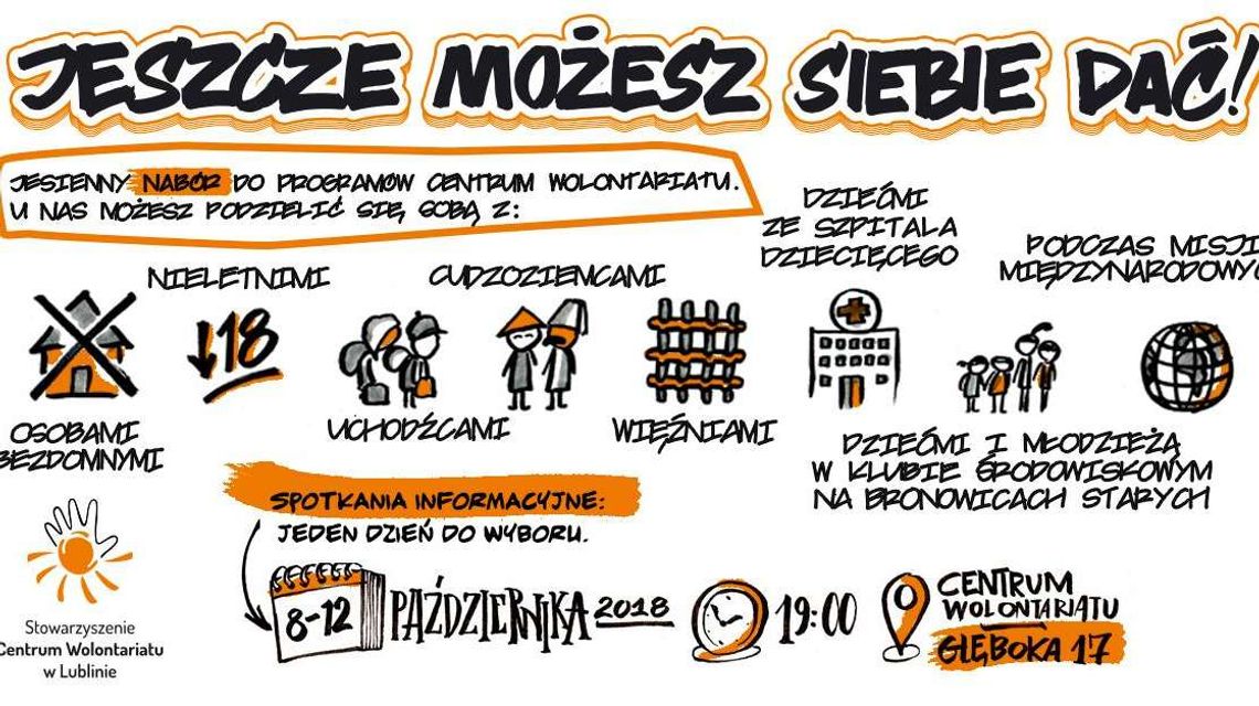 Każdy może zostać wolontariuszem. W Lublinie trwa rekrutacja