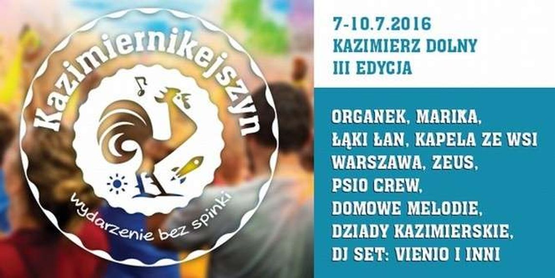 Kazimiernikejszyn  już od dzisiaj w Kazimierzu Dolnym