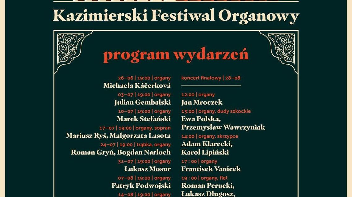 Kazimierski Festiwal Organowy 2021