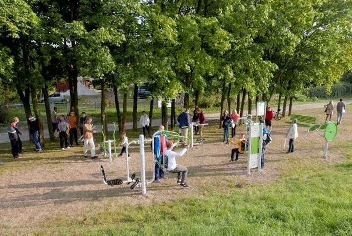 Kazimierz Dolny: Siłownia w plenerze już działa