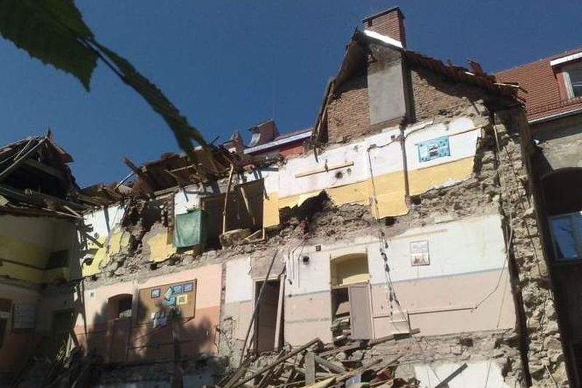 Kazimierz Dolny: Szkoła się zawaliła. Co dalej z budową nowej?