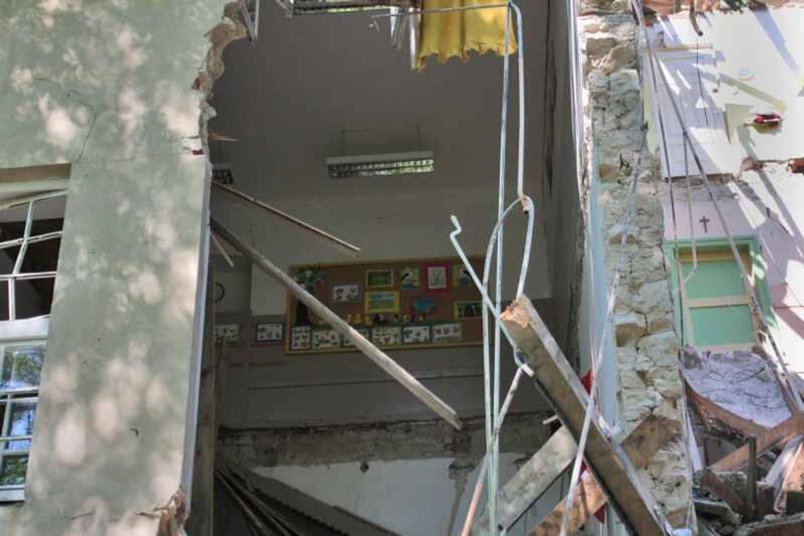 Kazimierz Dolny: Zniszczona szkoła będzie odbudowana od podstaw 