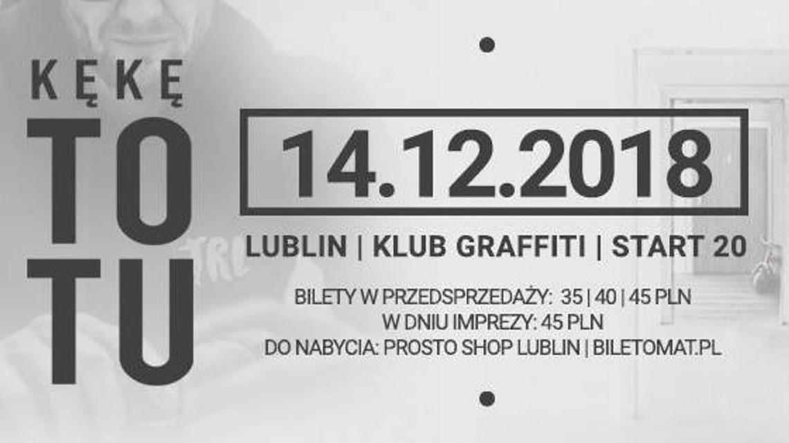 Kękę w trasie ToTuTour. Koncert w Graffiti w Lublinie