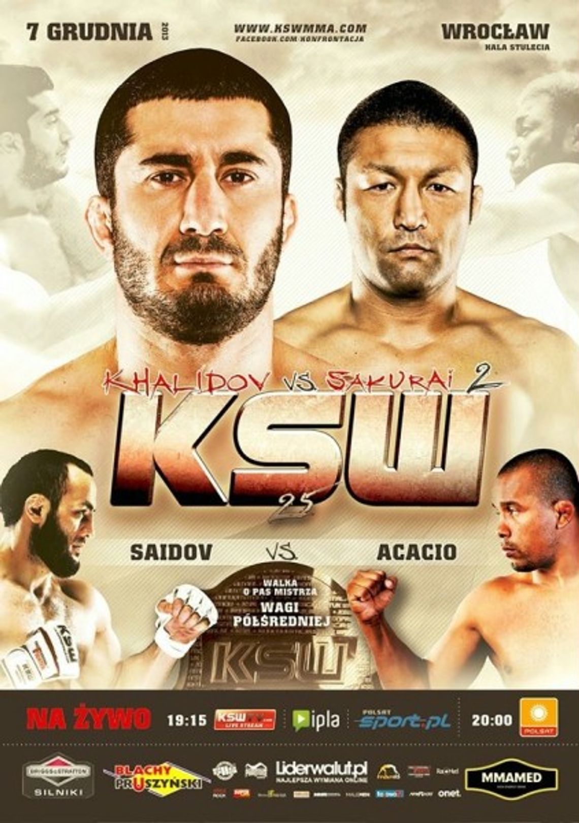 Khalidov - Sakurai. Online, transmisja na żywo i w internecie. KSW Khalidov - Sakurai. Online, transmisja na żywo i w internecie. KSW