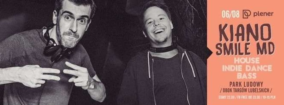 Kiano i Smile MD zagrają w Plenerze
