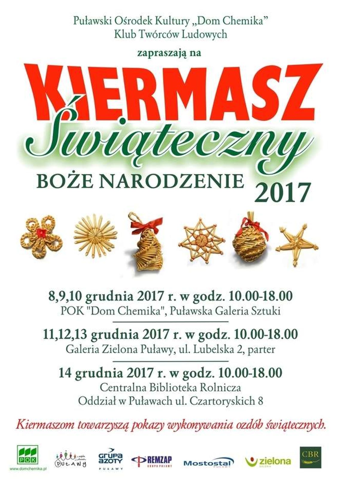 Kiermasz Świąteczny w Puławach