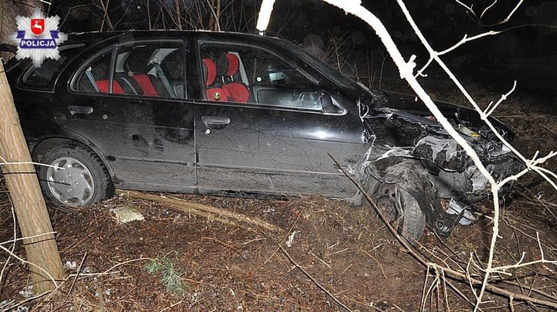 Kierowca nissana wjechał w opla. Nie chciał się przebadać alkomatem