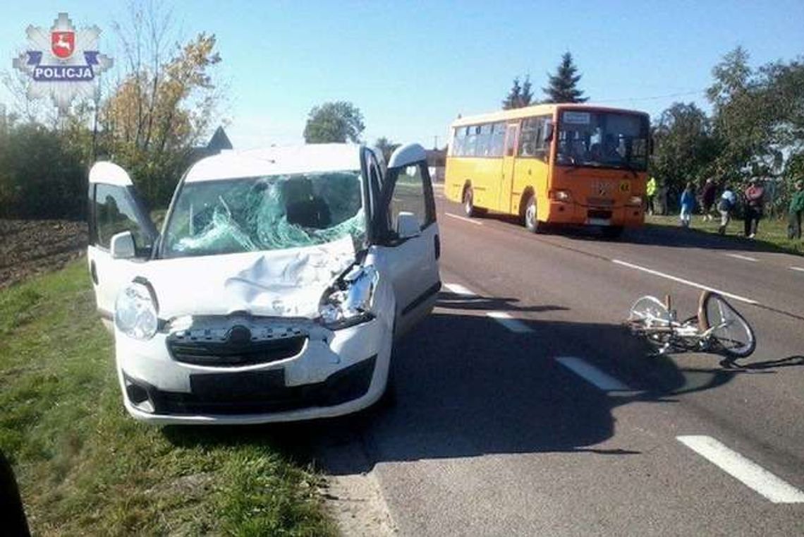 Kierowca opla potrącił rowerzystkę, kobieta zginęła na miejscu