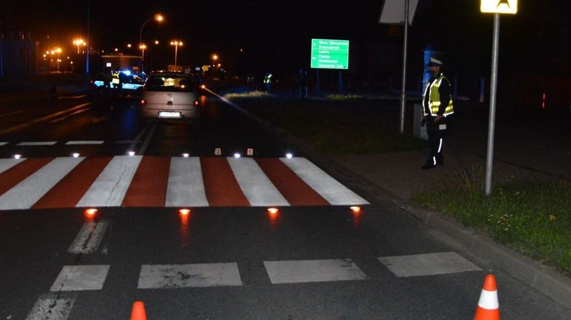 Kierowca potrącił pieszego na pasach. Poszkodowany był pod wpływem alkoholu