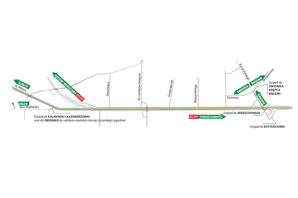 Kierowcy gubią się na S17. Nawet znaki ich nie kierują Kierowcy gubią się na S17. Nawet znaki ich nie kierują