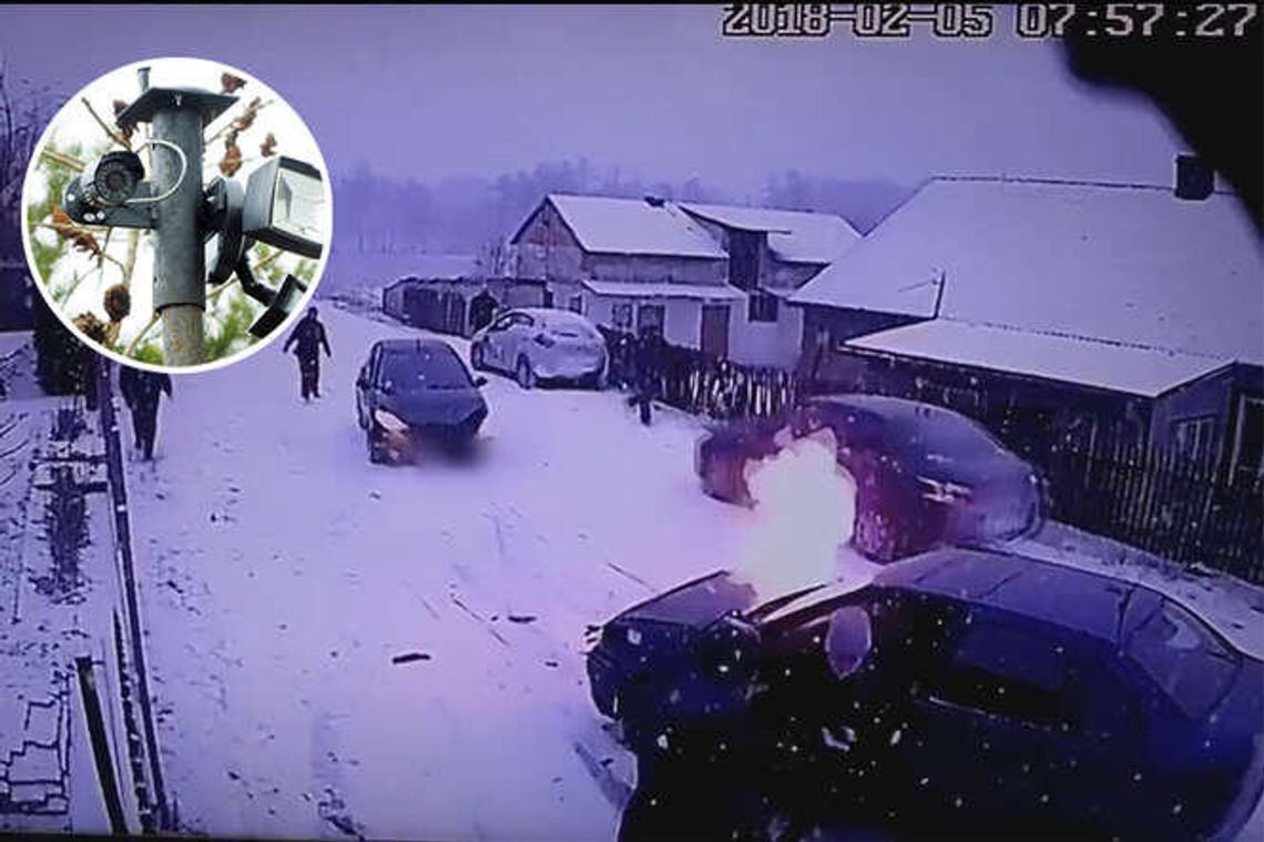 Kierowcy od lat rozbijają się na ich posesji. Zainstalowali kamerę, kilka dni później karambol [wideo]