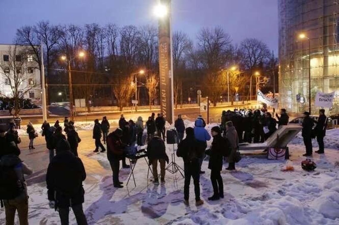 Kilkadziesiąt osób na proteście studentów w Lublinie. "Cicho już byliśmy"