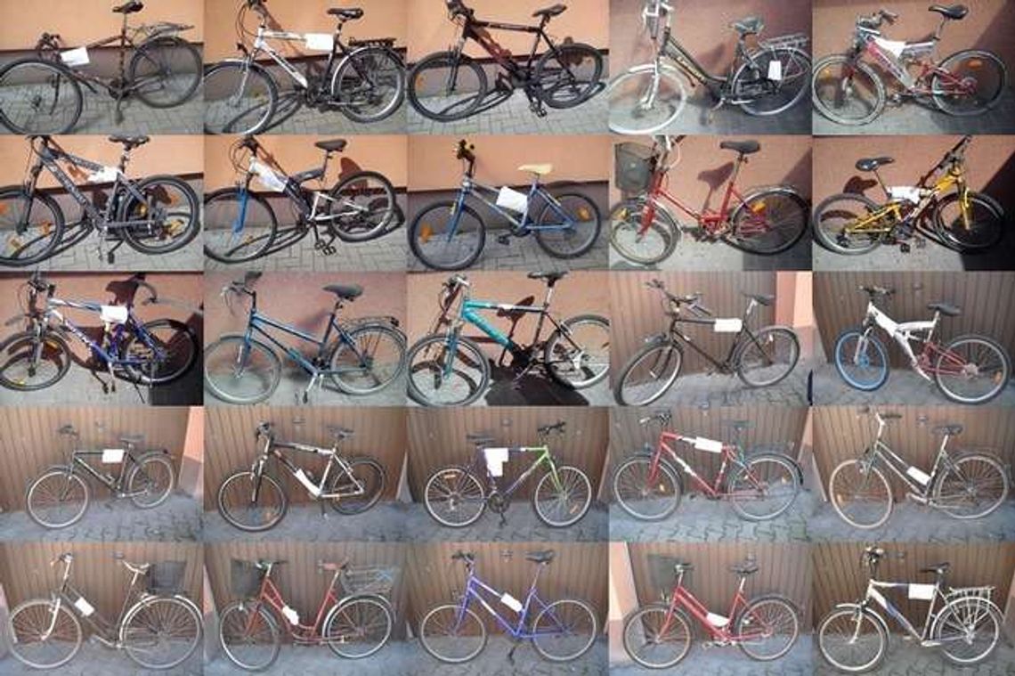 Kilkadziesiąt rowerów czeka na właścicieli. Policja publikuje zdjęcia