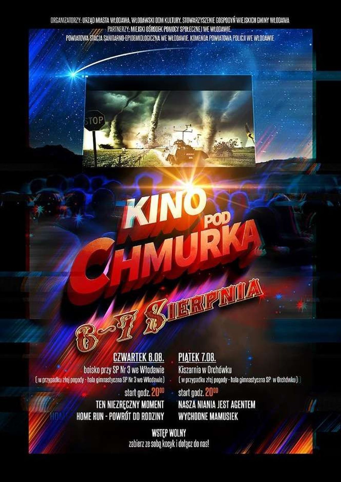 Kino pod chmurką we Włodawie i Orchówku