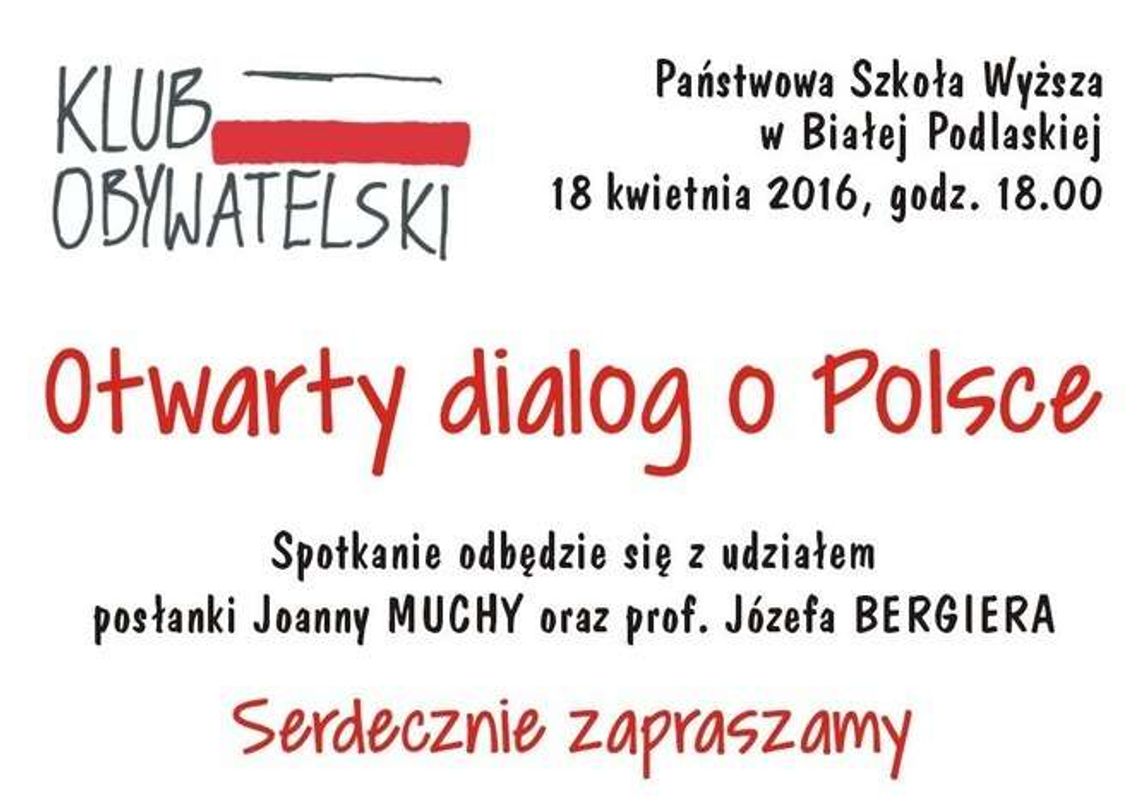 Klub Obywatelski z Joanną Muchą