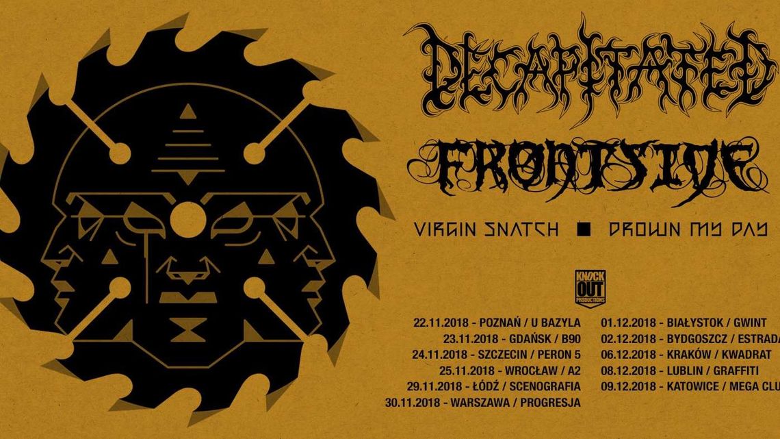 KO Tour - Decapitated, Frontside w Graffiti