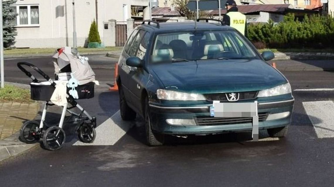 Kobieta z dwójką małych dzieci potrącona na przejściu dla pieszych