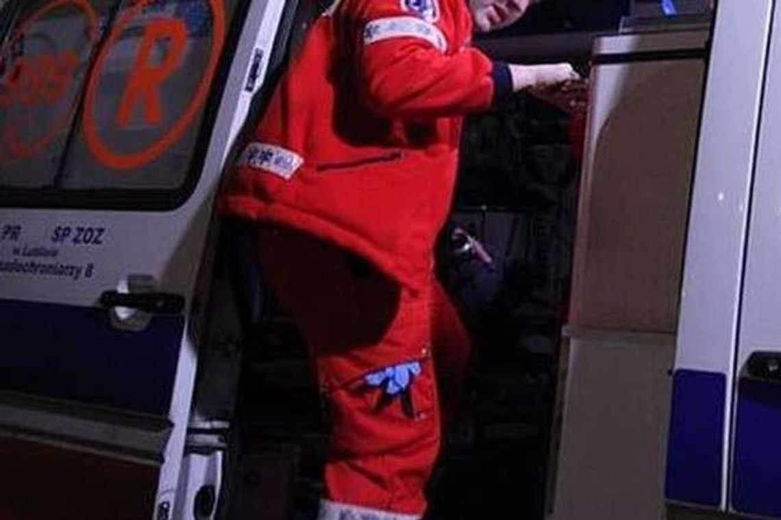 Kobieta zasłabła. Jej mąż także został zabrany do szpitala