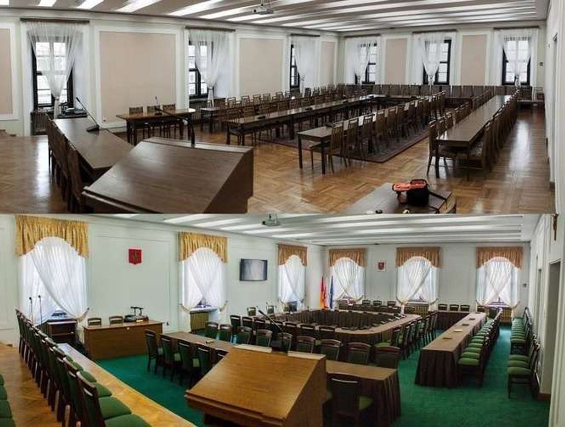 "Kojec" dla dziennikarzy i nowy dywan. Rada miasta z Zamościu po nowemu "Kojec" dla dziennikarzy i nowy dywan. Rada miasta z Zamościu po nowemu