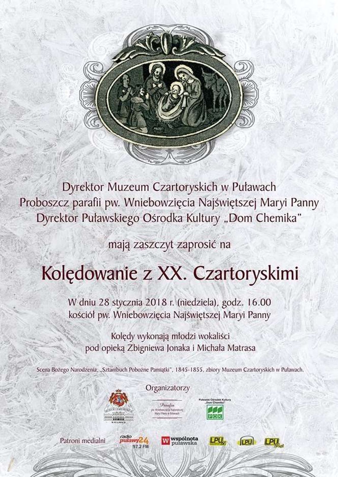 Kolędowanie z XX. Czartoryskimi w Puławach