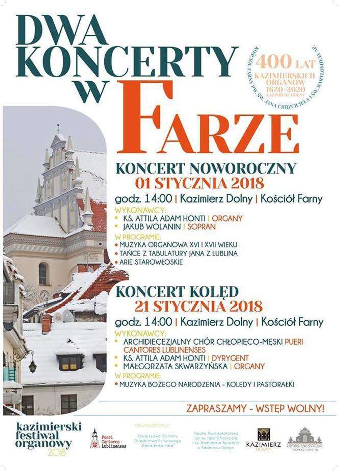 Kolędy w Kościele Farnym w Kazimierzu